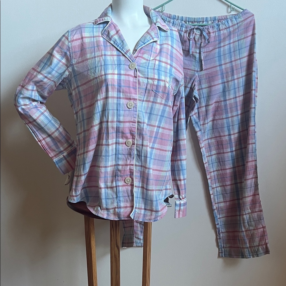 Lauren Ralph Lauren Multicolor Plaid Shirt and pj pants